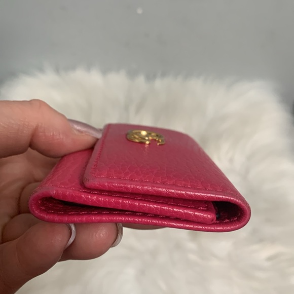 Authentic Gucci hot pink fuscia key and card holder - Picture 3 of 17